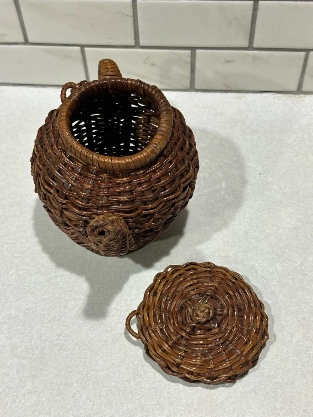 Teapot-Shaped Basket